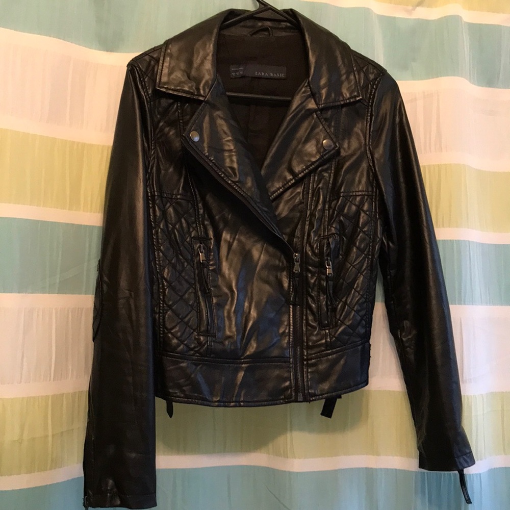 Zara Faux Leather Jacket
